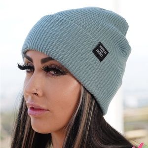 Assholes Live Forever Teal Beanie